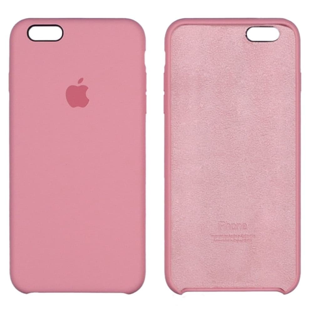 Чехол Apple iPhone 6 Plus, iPhone 6S Plus, силиконовый, Silicone, рожевий