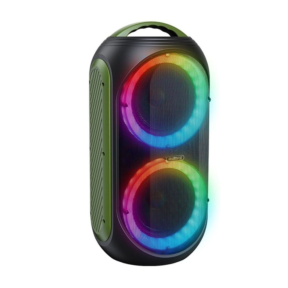 Бездротова колонка Remax RB-X9, черная, зеленая | беспроводная колонка