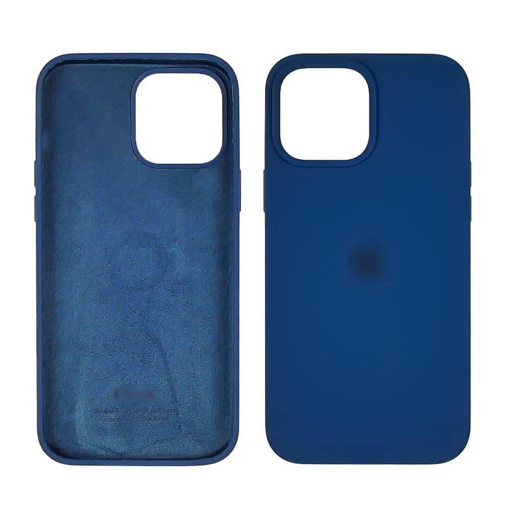 Чехол Apple iPhone 13 Pro, силиконовый, Full Silicone, синій