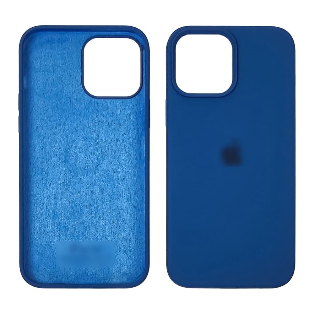 Чехол Apple iPhone 13, силиконовый, Full Silicone, синій