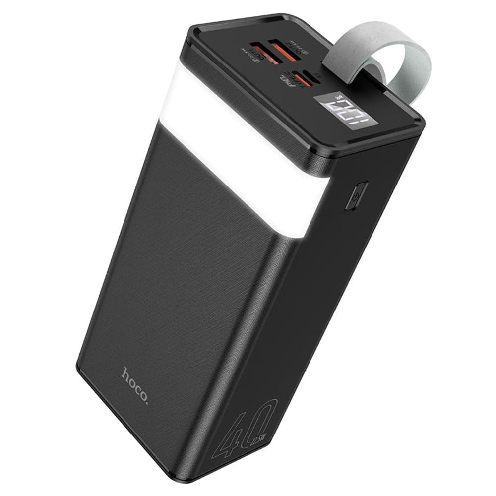 Power bank Hoco J86, 40000 mAh, 22.5 Вт, Power Delivery (20 Вт), Quick Charge 3.0, чорний