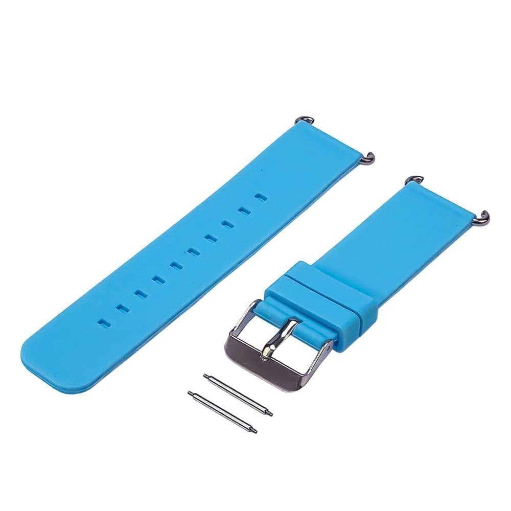 Ремешок детских часов 18 мм, голубой