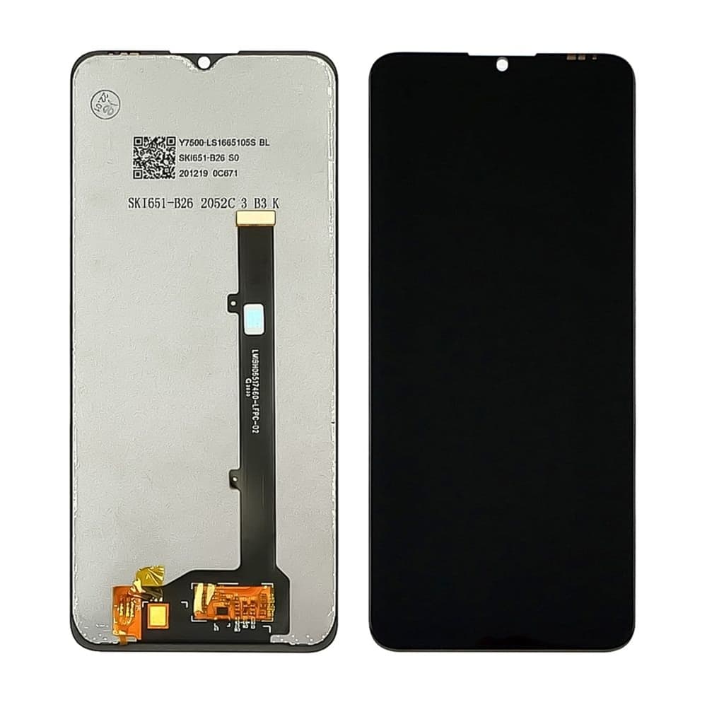 Дисплей ZTE Blade A51, Blade A71, A7030, чорний | з тачскріном | High Copy | дисплейный модуль, экран