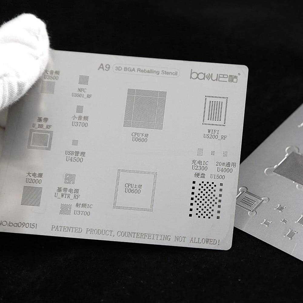 3D BGA-трафарет A9 для iPhone 6S, iPhone 6S Plus
