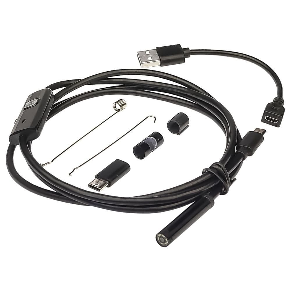 Эндоскоп цифровой, камера 640 x 480, влагозащита IP67, L=150мм, USB A/Micro/Type C