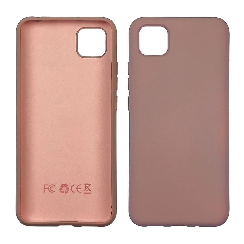 Чехол Xiaomi Poco C3, Redmi 9C, Redmi 10A, силиконовый, Full Nano Silicone, розовый, без отверстия для сканера отпечатка пальца