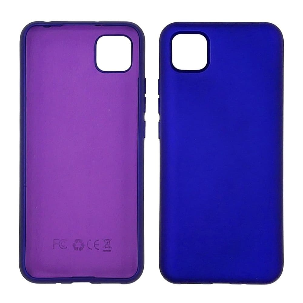 Чехол Xiaomi Poco C3, Redmi 9C, Redmi 10A, силиконовый, Full Nano Silicone, фиолетовый, без отверстия для сканера отпечатка пальца