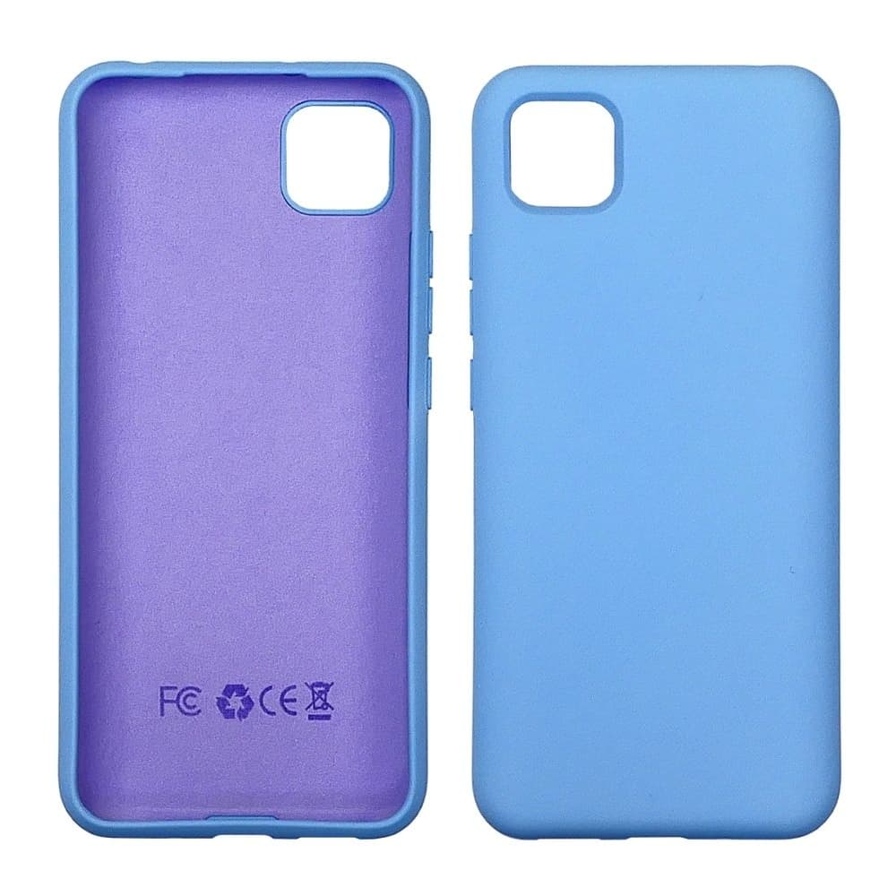 Чехол Xiaomi Poco C3, Redmi 9C, Redmi 10A, силиконовый, Full Nano Silicone, лавандовый, без отверстия для сканера отпечатка пальца