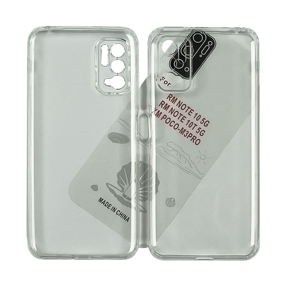 Чехол Xiaomi Redmi Note 10 5G, силиконовый, KST, прозрачный