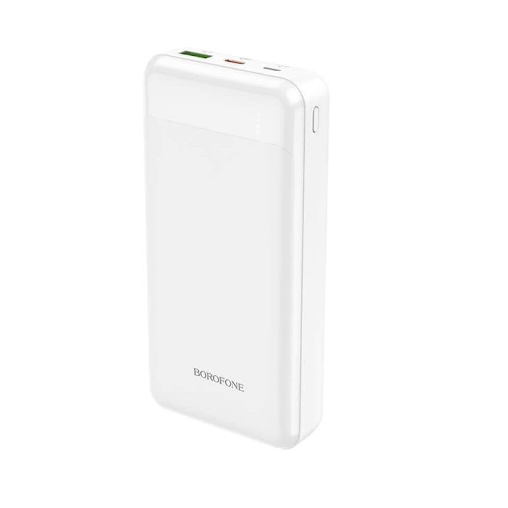 Power bank Borofone BJ19A, 20000 mAh, Power Delivery (20 Вт), Quick Charge 3.0, білий