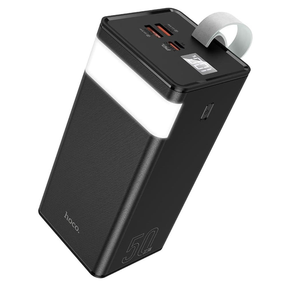 Power bank Hoco J86A, 50000 mAh, 22.5 Вт, Power Delivery (20 Вт), Quick Charge 3.0, чорний