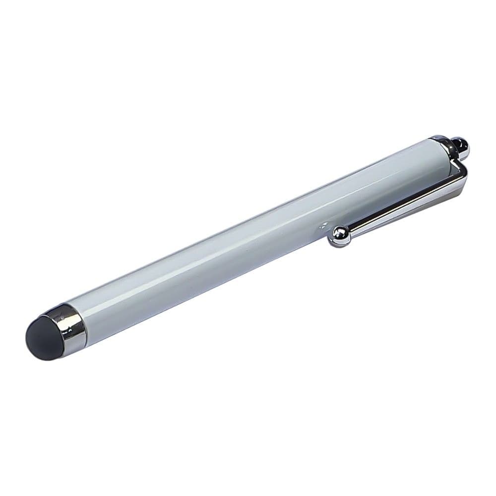 Стилус емкостный, c отверстием для крепления, білий