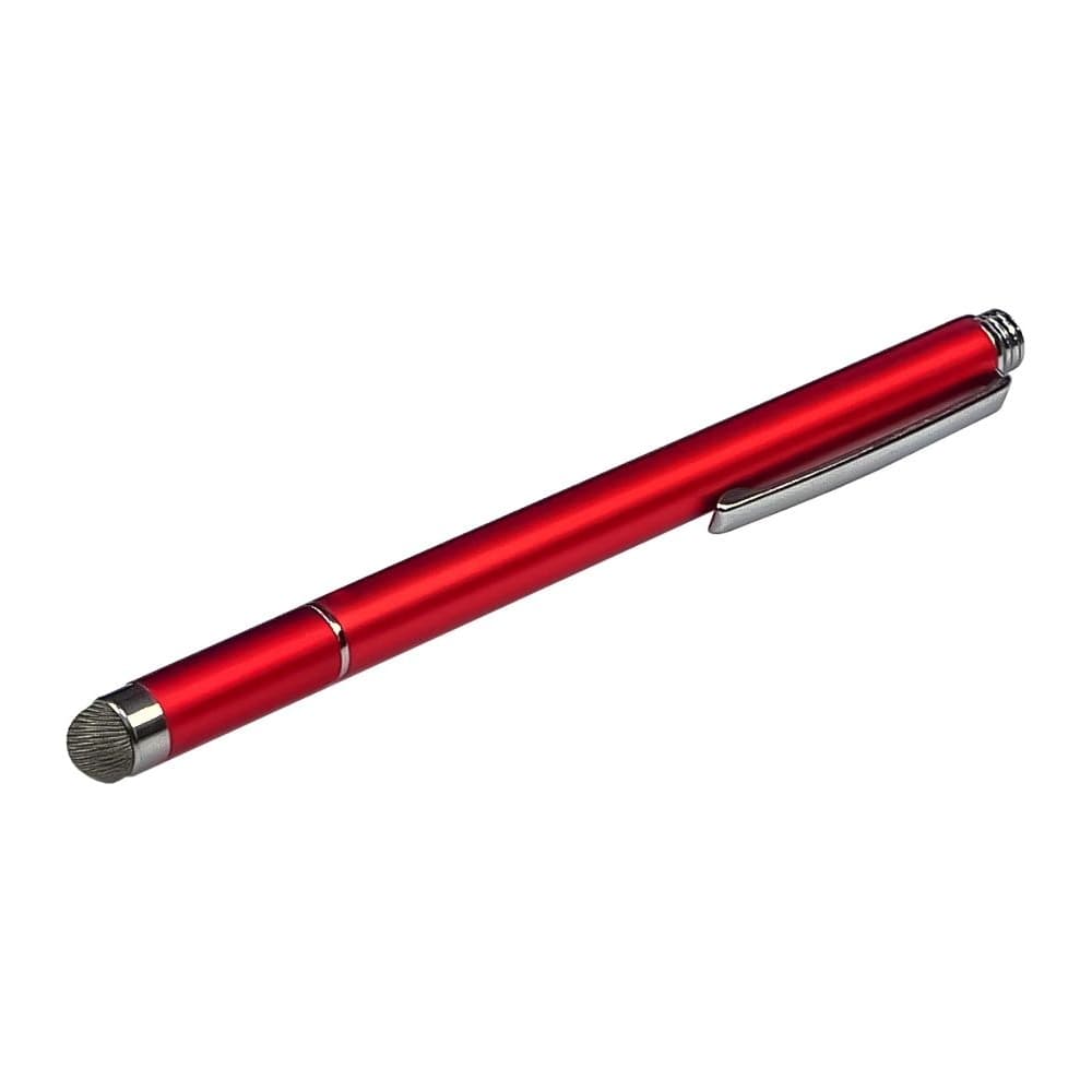 Стилус емкостный, высокоточный, Jot Pro, со съемной микроволоконной насадкой, алюминиевый, красный