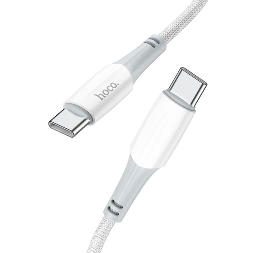 USB-кабель Hoco X70, Type-C на Type-C, 100 см, 60 Вт, поддерживает Mi Turbo Mode, білий