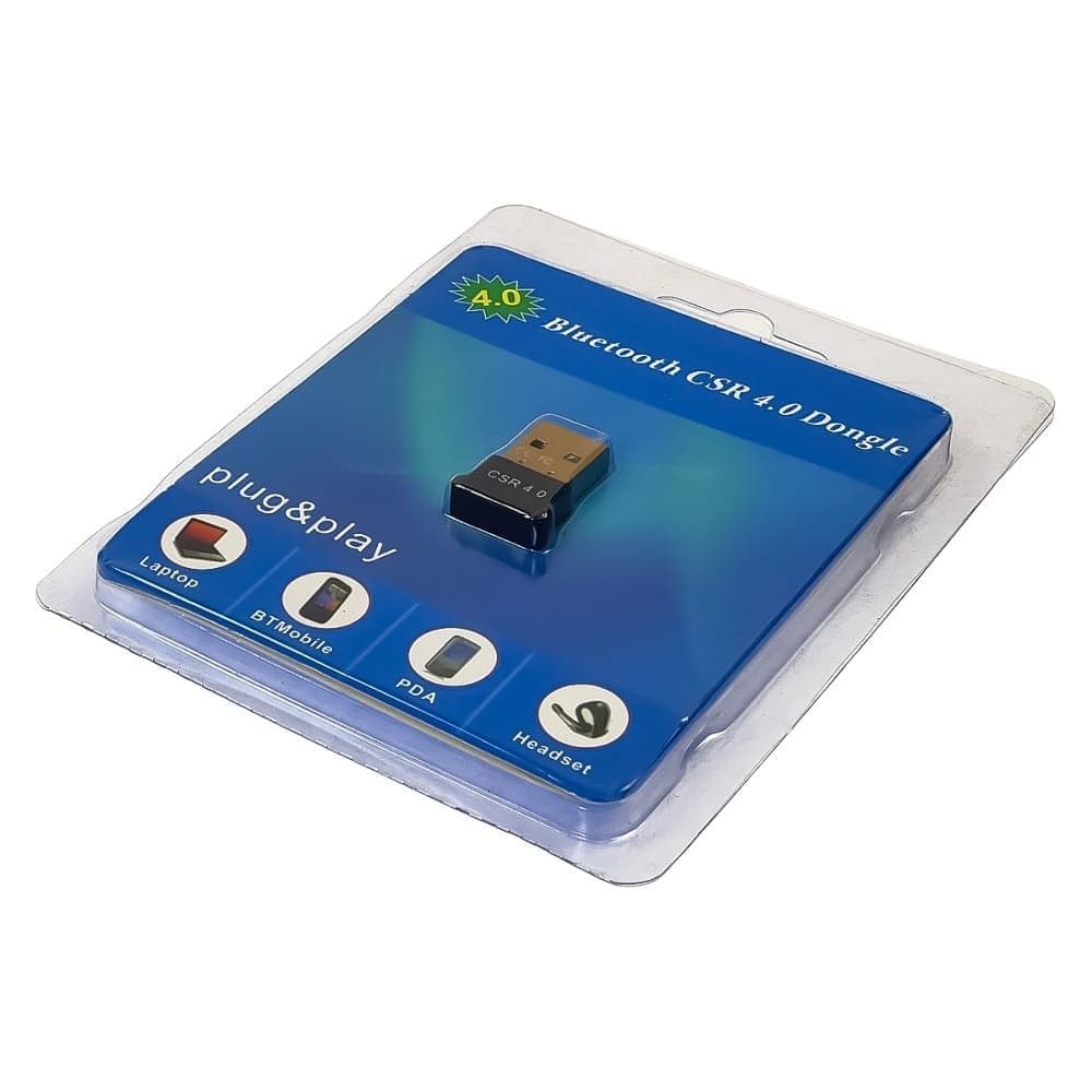 Адаптер RS071 Bluetooth CSR 4.0, чорний