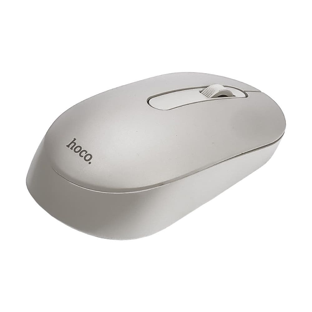 Мышка Hoco GM14, беспроводная, белая