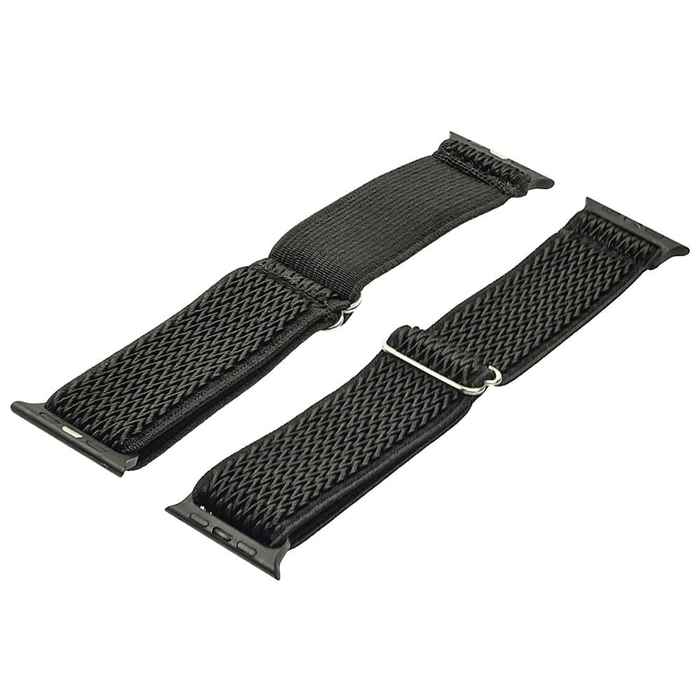Ремешок нейлоновый для Apple Watch 38/ 40 мм, чорний, один розмір