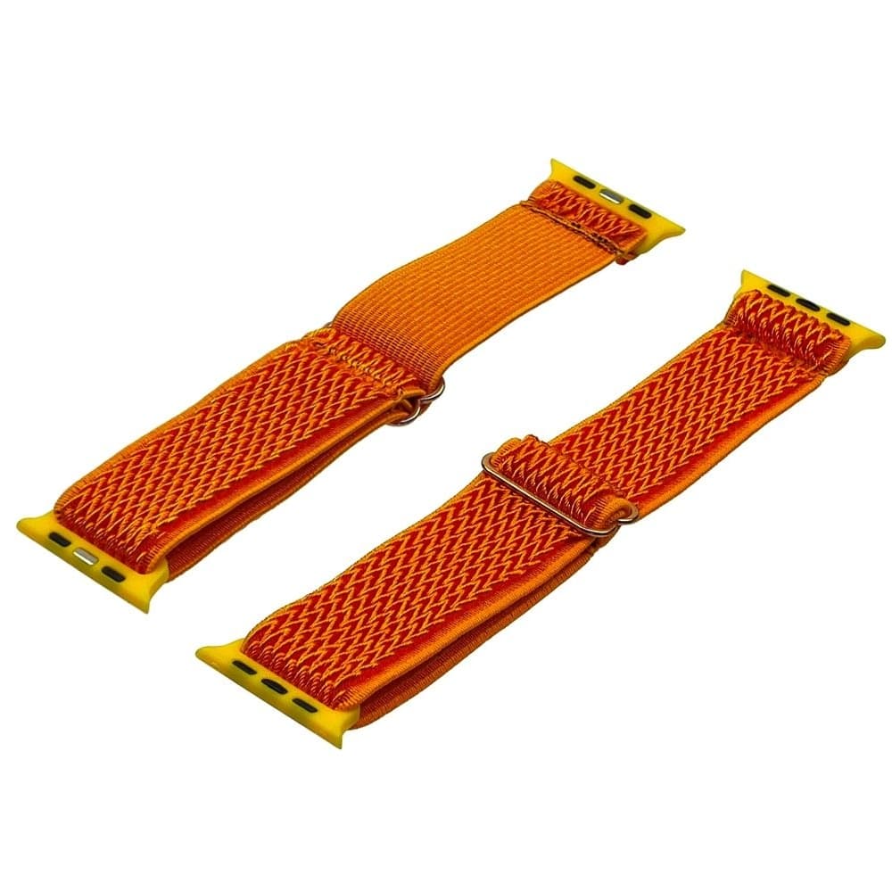 Ремешок нейлоновый для Apple Watch 42/ 44 мм, помаранчевий, один розмір