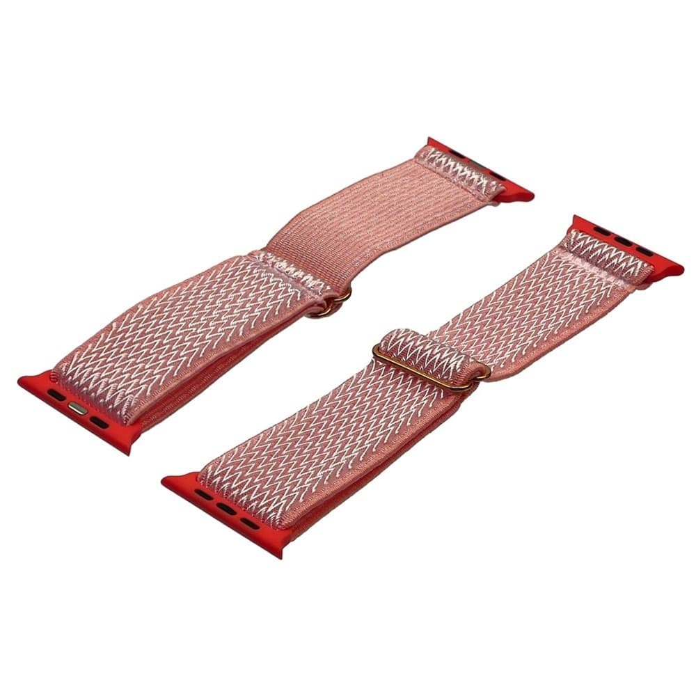 Ремешок нейлоновый для Apple Watch 42/ 44 мм, коралловый, один розмір