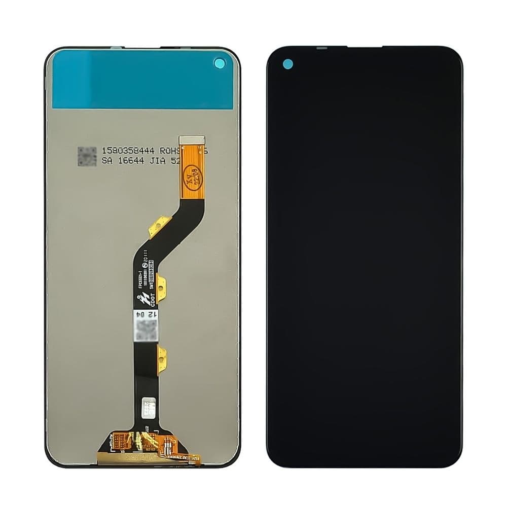 Дисплей Tecno Camon 15, CD7, чорний | з тачскріном | Original (PRC) | дисплейный модуль, экран
