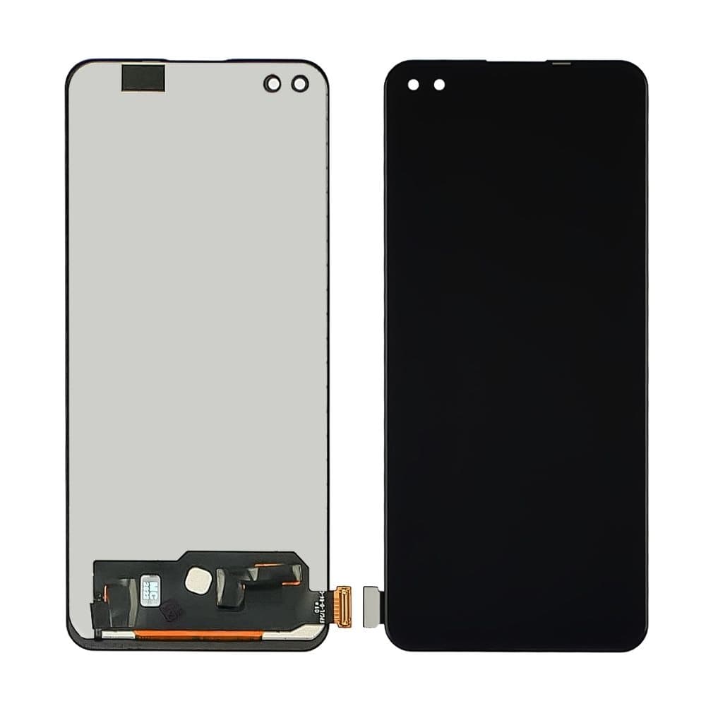Дисплей Oppo A93, CPH2121, CPH2123, Reno 4, Reno 4 Lite, CPH2121, CPH2123, PDPM00, PDPT00, CPH2091, CPH2125, чорний | з тачскріном | High Copy, IPS | дисплейный модуль, экран