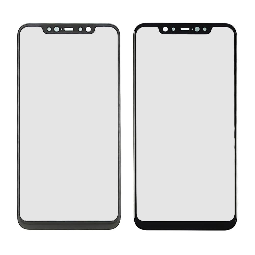 Стекло дисплея Xiaomi Mi 8, M1803E1A, черное, с OCA-пленкой | стекло тачскрина