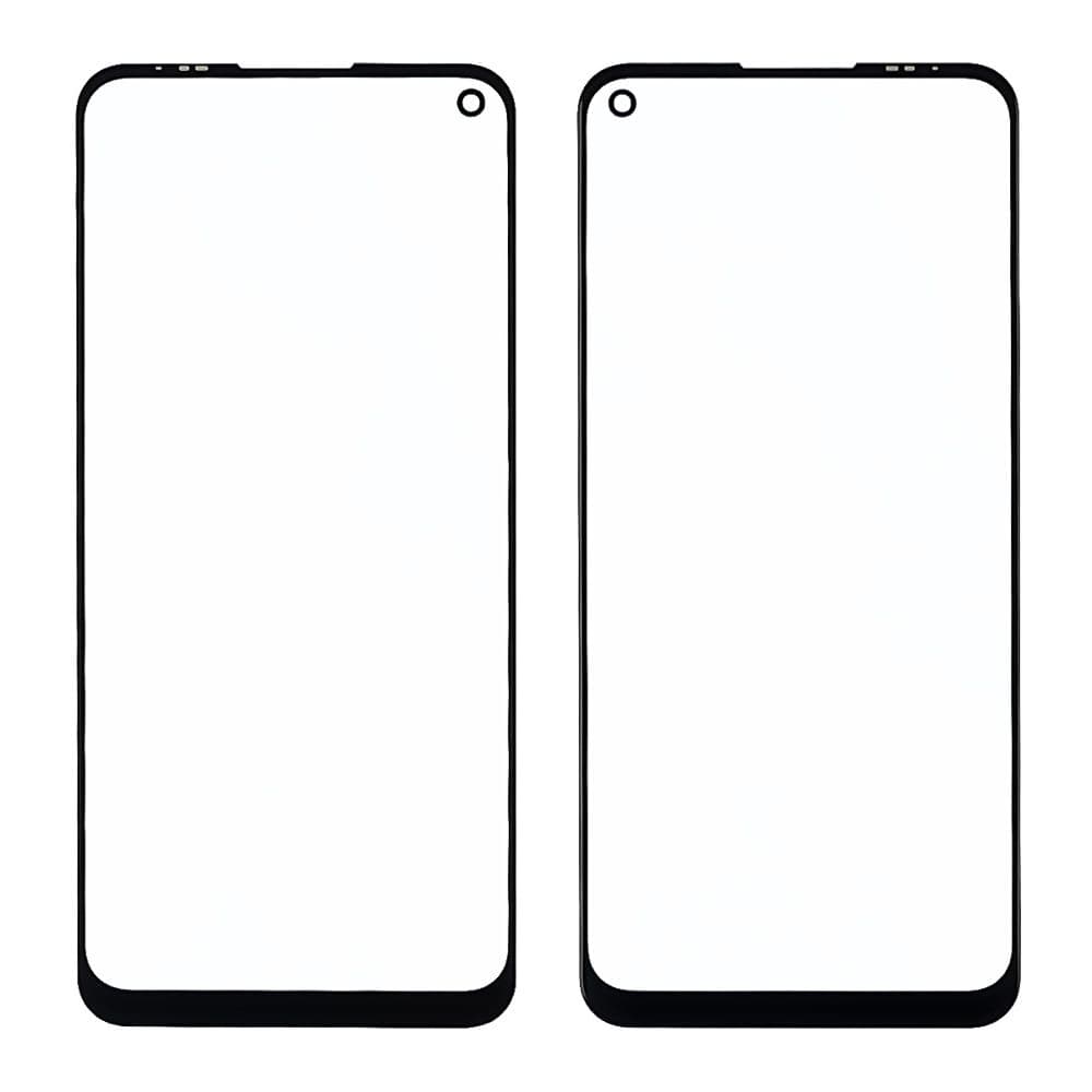 Стекло дисплея ZTE Blade v2020 (5G), черное, с OCA-пленкой | стекло тачскрина