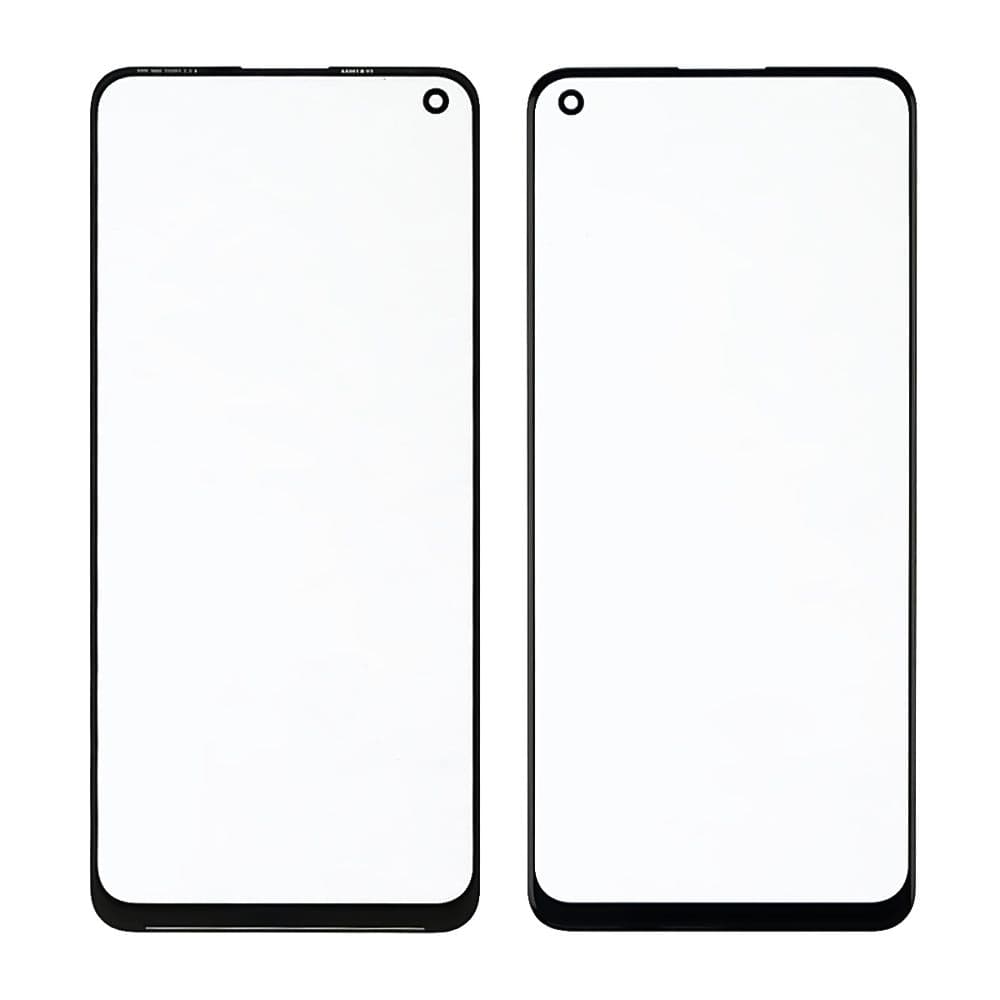 Стекло дисплея Realme 7 Pro, RMX2170, 8, RMX3085, 8 Pro, RMX3081, черное, с OCA-пленкой | стекло тачскрина