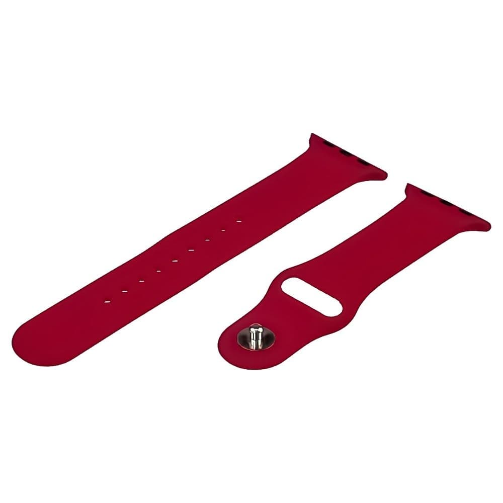 Ремінець силіконовий для Apple Watch Sport Band, 42 мм, 44 мм, 45 мм, розмір L, колір 23 | ремешок силиконовый