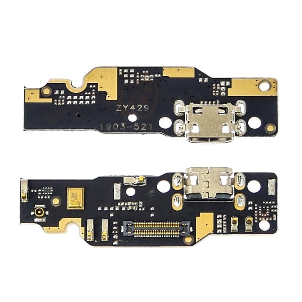 Плата зарядки Xiaomi Redmi Note 6 Pro, M1806E7TG, M1806E7TH, M1806E7TI, шлейф коннектора зарядки, с микрофоном, High Copy