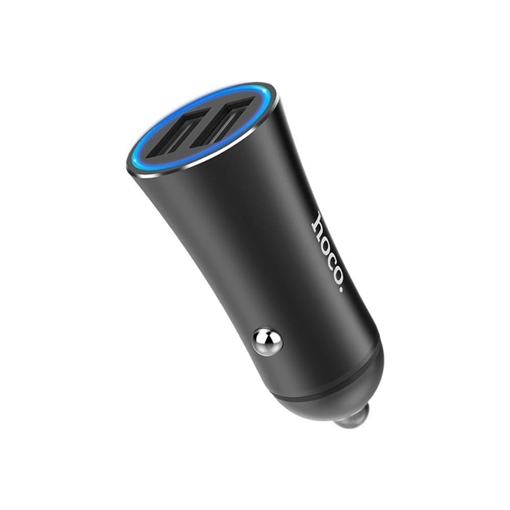 Автомобильний зарядний пристрій Hoco Z30A, 2 USB, 3.1 А, 15 Вт, черное | зарядка, зарядное устройство