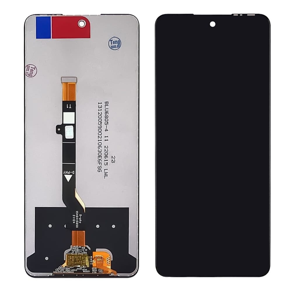 Дисплей Tecno Camon 17P, CG7n, чорний | з тачскріном | Original (PRC) | дисплейный модуль, экран