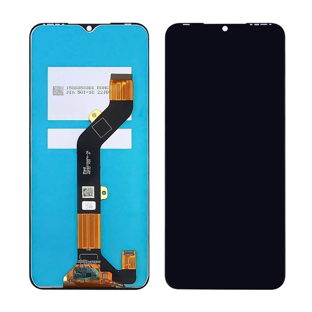 Дисплей Tecno Spark 7, Spark 7 Go, KF6, KF6n, KF6M, 1540411640, Infinix Hot 10i, Smart 5 Pro, PR652B, чорний | з тачскріном | Original (PRC) | дисплейный модуль, экран