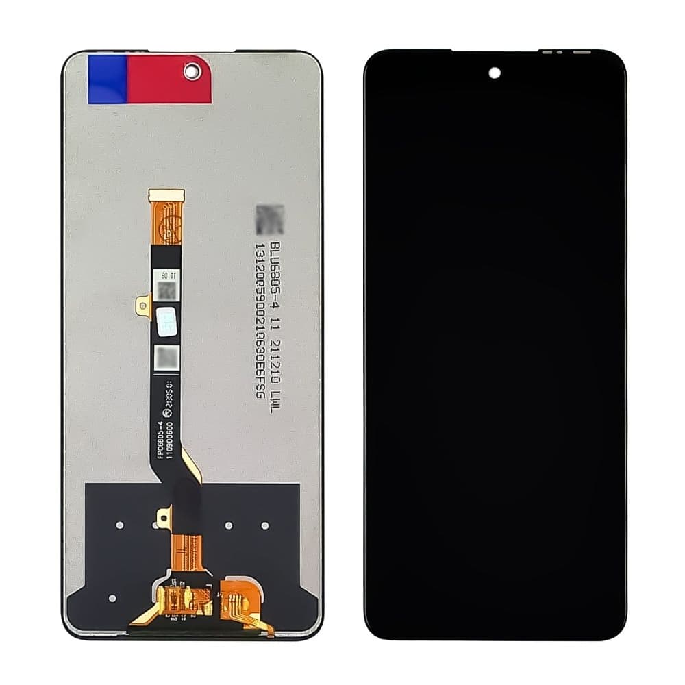 Дисплей Tecno Camon 17 Pro, Camon 17P, Camon 18, Camon 18P, Camon 18T, CI6N, CH6, CH6n, CH7, CH7n, Infinix Hot 11s NFC, X6812B, чорний | з тачскріном | Original (PRC) | дисплейный модуль, экран