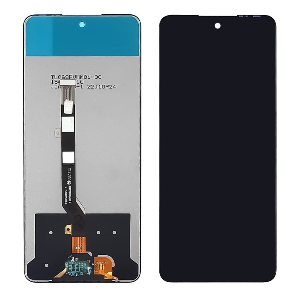 Дисплей Infinix Hot 11S, X6812, X6812B, чорний | з тачскріном | Original (PRC) | дисплейный модуль, экран