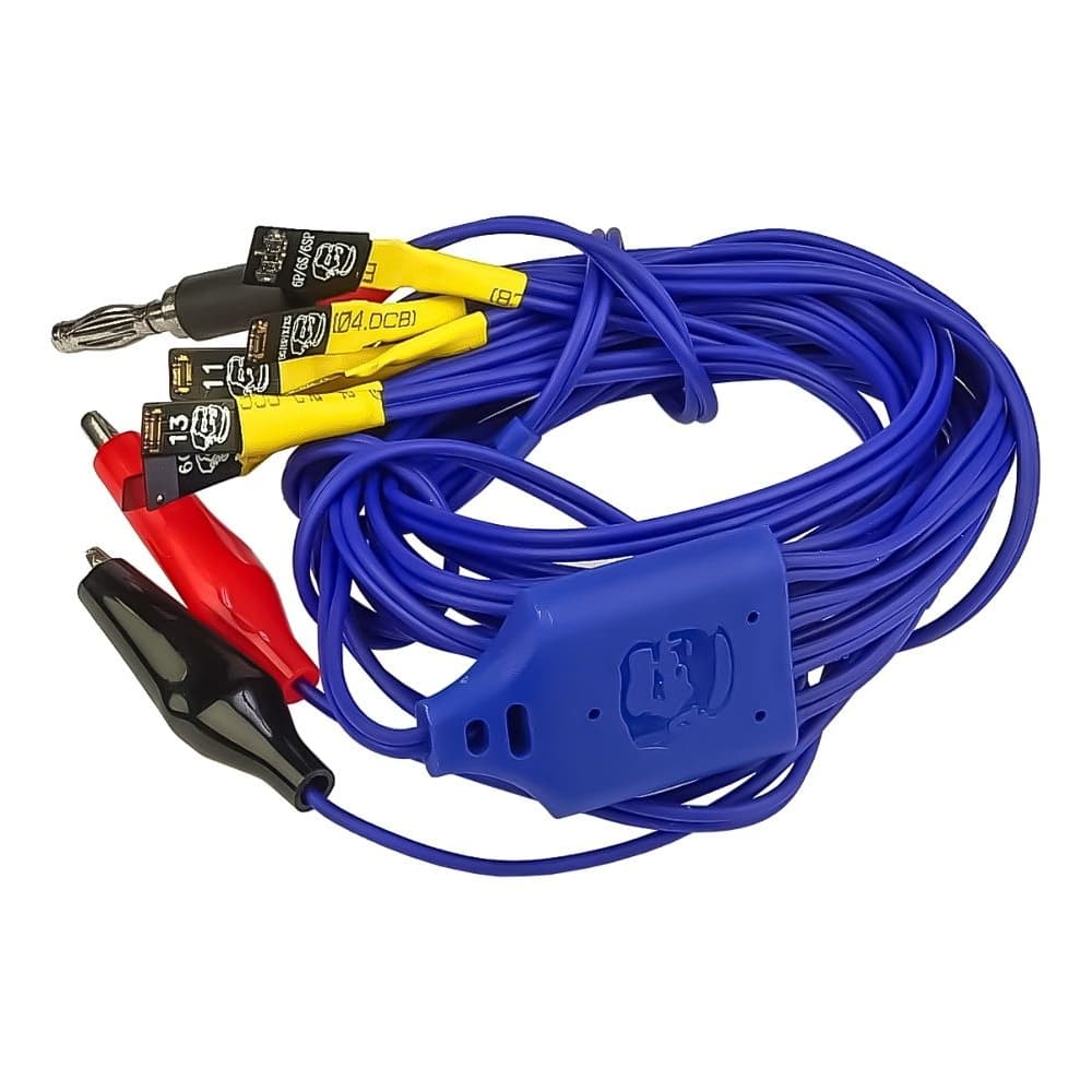 Кабели для блоков питания Mechanic Power Air, с крокодилами и разъемами для подключения плат iPhone 6G - 13 Pro Max