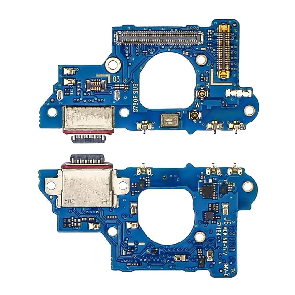 Плата зарядки Samsung SM-G781 Galaxy S20 FE 5G, шлейф коннектора зарядки, с микрофоном, High Copy