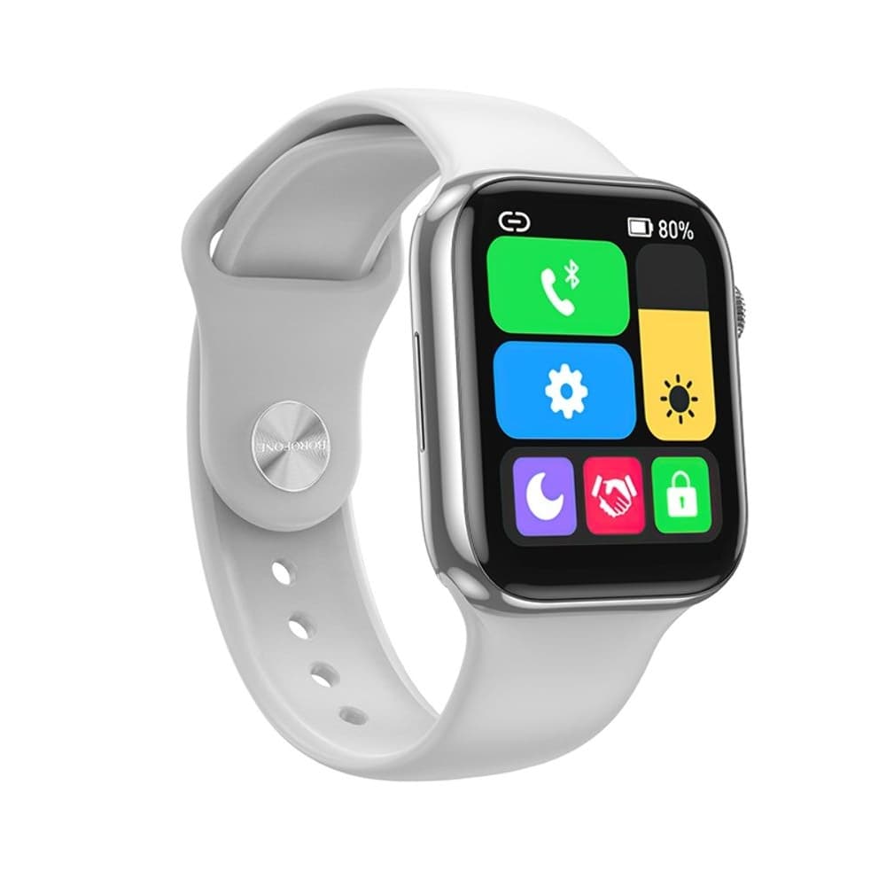 Смарт-часы Borofone BD1, с функцией звонка, серебристые