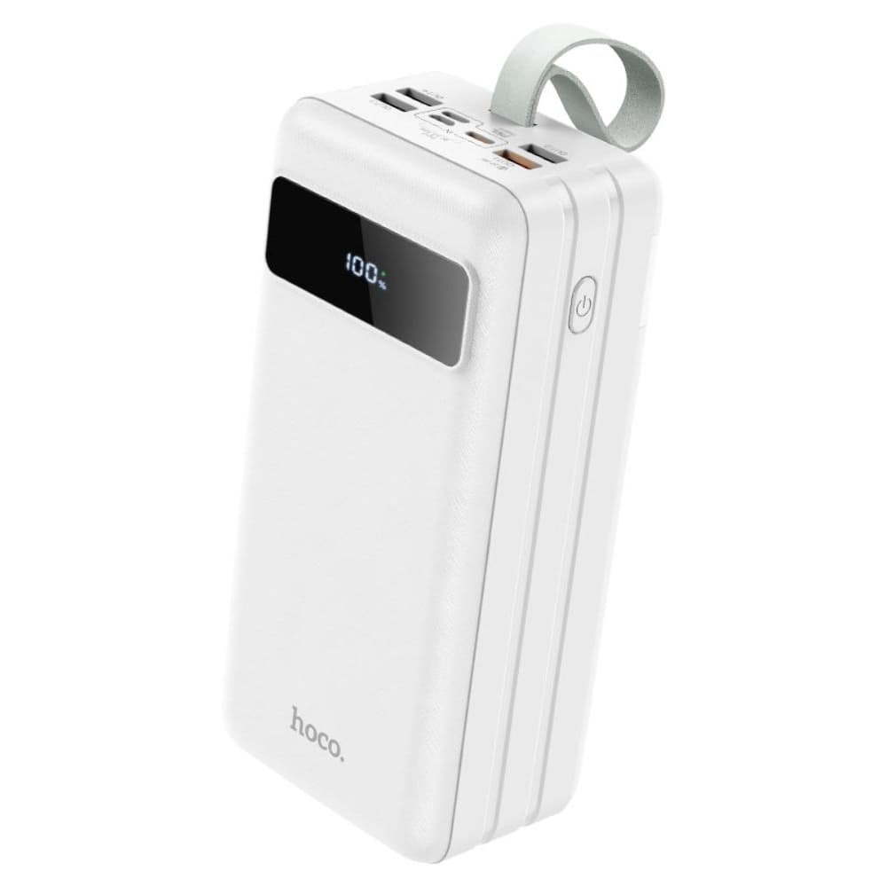 Power bank Hoco J86B, 60000 mAh, 22.5 Вт, Power Delivery (20 Вт), Quick Charge 3.0, білий