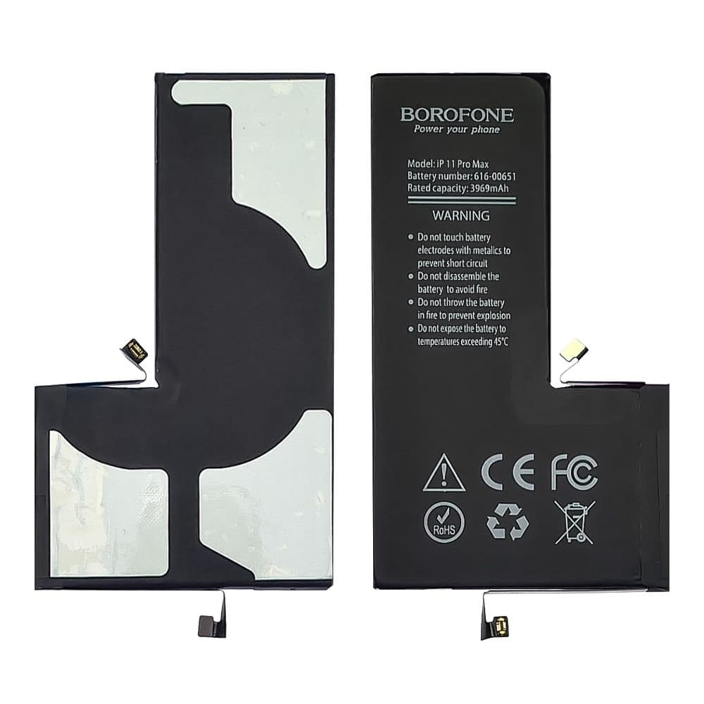 Акумулятор Apple iPhone 11 Pro Max, 616-00644, 616-00651, Borofone | 3-12 міс. гарантії | АКБ, батарея, аккумулятор