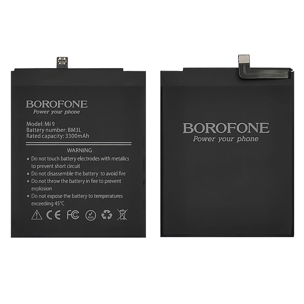 Акумулятор Xiaomi Mi 9, M1902F1G, BM3L, Borofone | 3-12 міс. гарантії | АКБ, батарея, аккумулятор