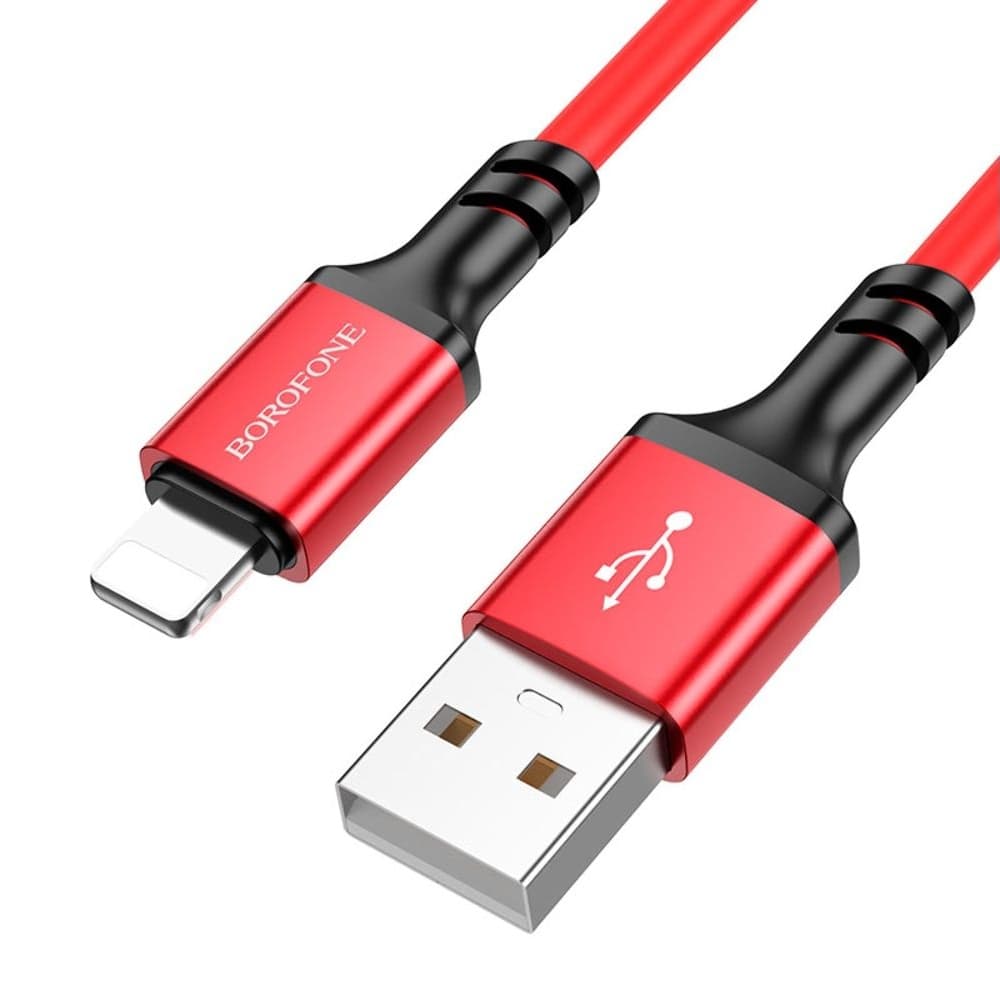 USB-кабель Borofone BX83, Lightning, красный