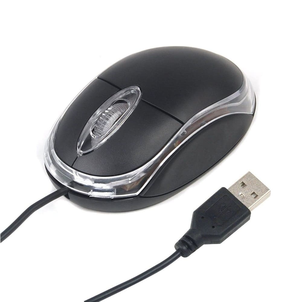 Мышка проводная Jedel TB220, черная