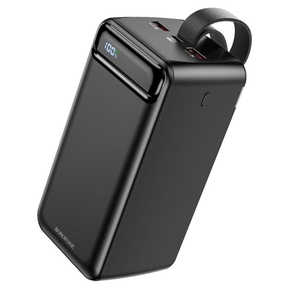 Power bank Borofone BJ14D, 50000 mAh, 22.5 Вт, Power Delivery (20 Вт), Quick Charge 3.0, чорний