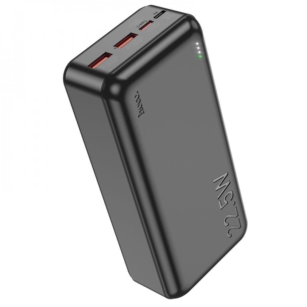 Power bank Hoco J101B Astute, 30000 mAh, 22.5 Вт, Power Delivery (20 Вт), Quick Charge 3.0, чорний