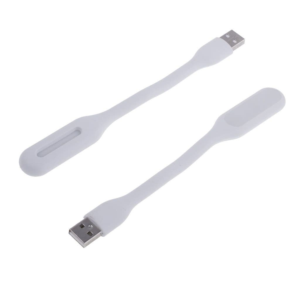 USB LED лампочка 3W, гибкая, холодный свет, белая