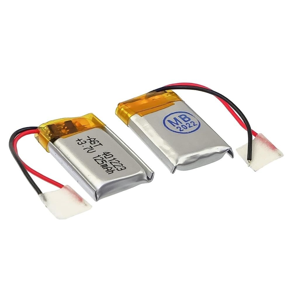 Акумулятор 251324P, універсальний, з контролером, 2.5 х 13 х 24 мм, 125 mAh, для TWS навушників, Bluetooth гарнитур, MP3 плееров | АКБ, батарея, аккумулятор