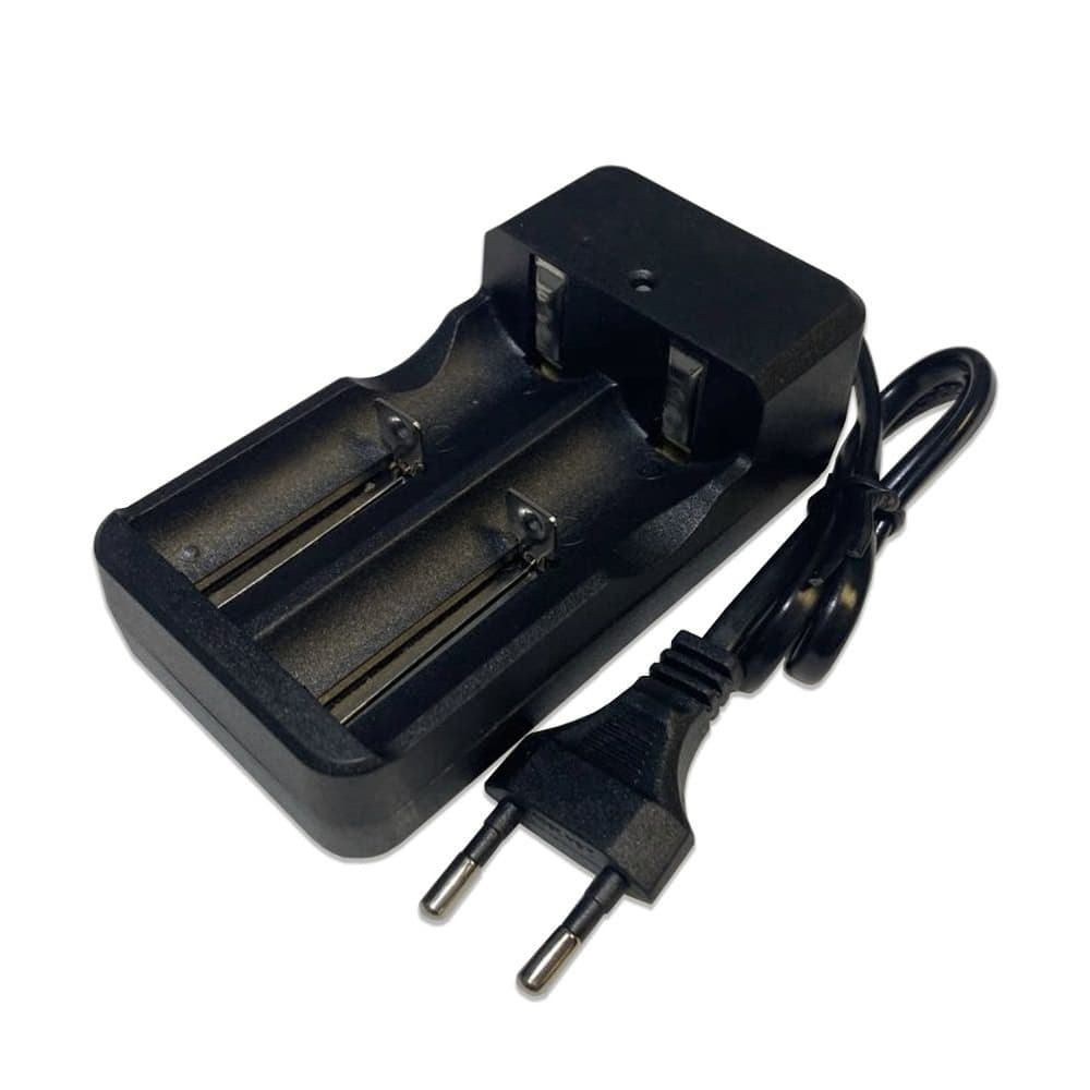 Сетевое зарядное устройство MD-282A, 4.2V, 1000mA, для аккумуляторов 18650, 16340, 26650, 14500 и других, универсальное, 2 слота