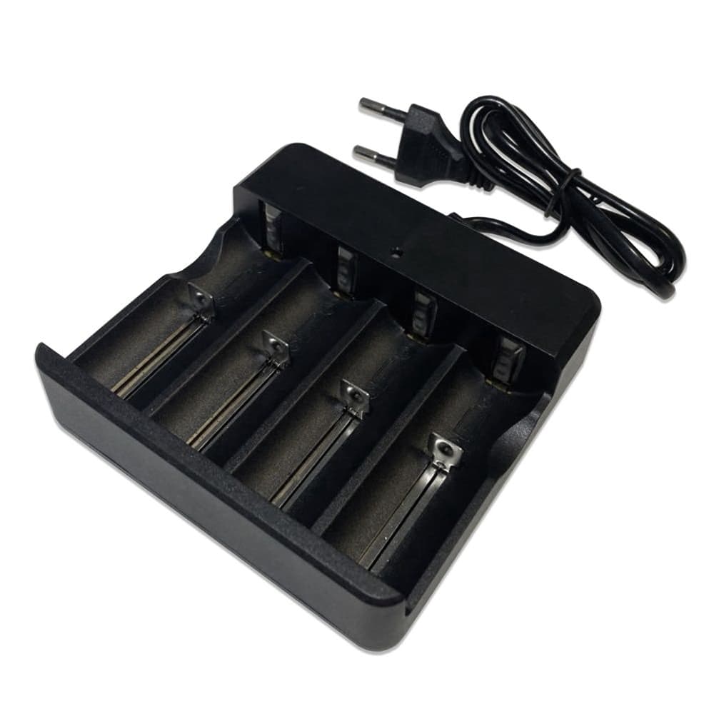 Сетевое зарядное устройство MD-484A, 4.2V, 1000 mA, для аккумуляторов 18650, 16340, 26650, 14500 и других, универсальное, 4 слота
