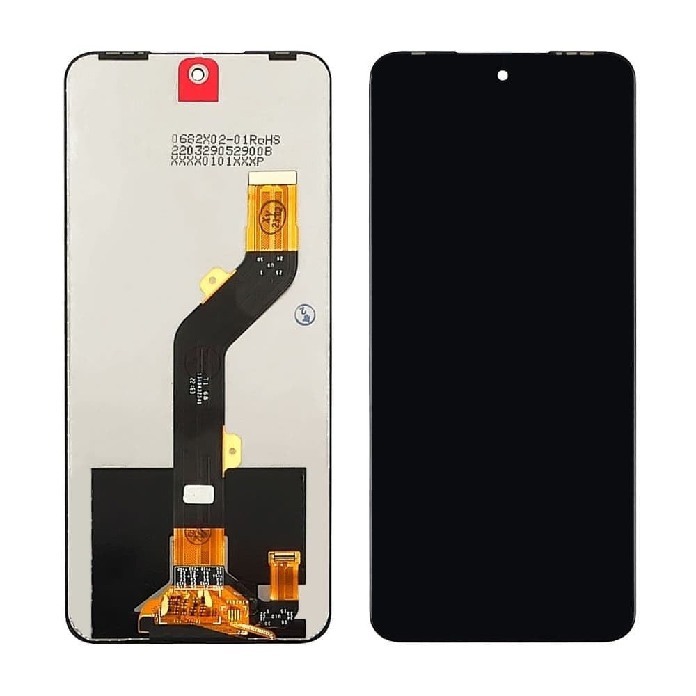 Дисплей Infinix Hot 20, X6826, X6826B, X6826C, чорний | з тачскріном | Original (PRC) | дисплейный модуль, экран